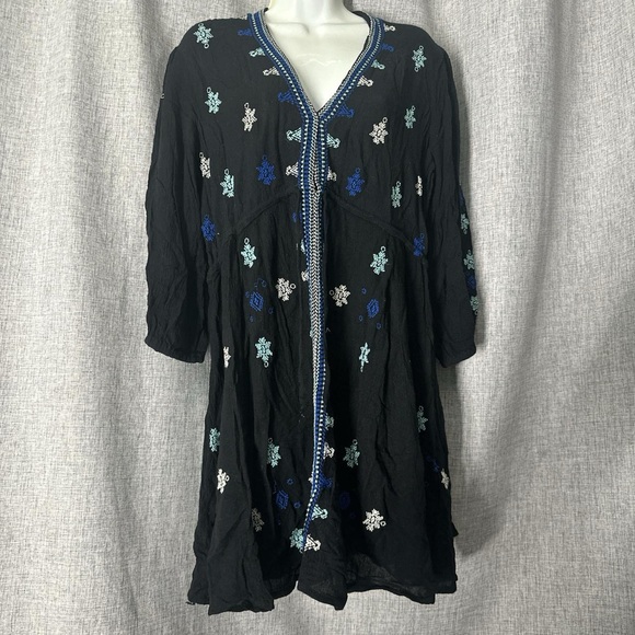 Free people mini embroidered dress - Picture 4 of 5